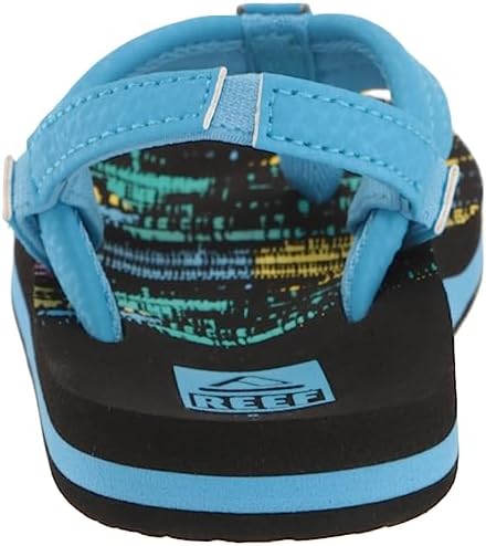 REEF Boys ToddlerLittle Kid Ahi Beach Flip Flop, Soft Cushion Footbed, Water Friendly 80's Tread