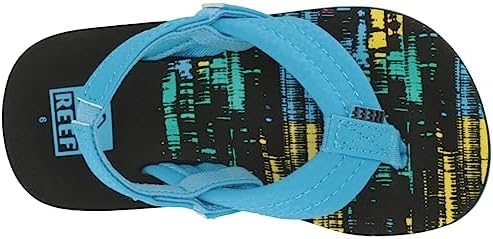 REEF Boys ToddlerLittle Kid Ahi Beach Flip Flop, Soft Cushion Footbed, Water Friendly 80's Tread