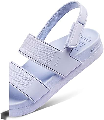 REEF Girls ToddlerLittle Kid Water Vista Platform Sandal, Water Friendly, Adjustable Strap Crystal