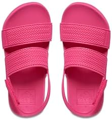 REEF Girls ToddlerLittle Kid Water Vista Platform Sandal, Water Friendly, Adjustable Strap Hot Pink