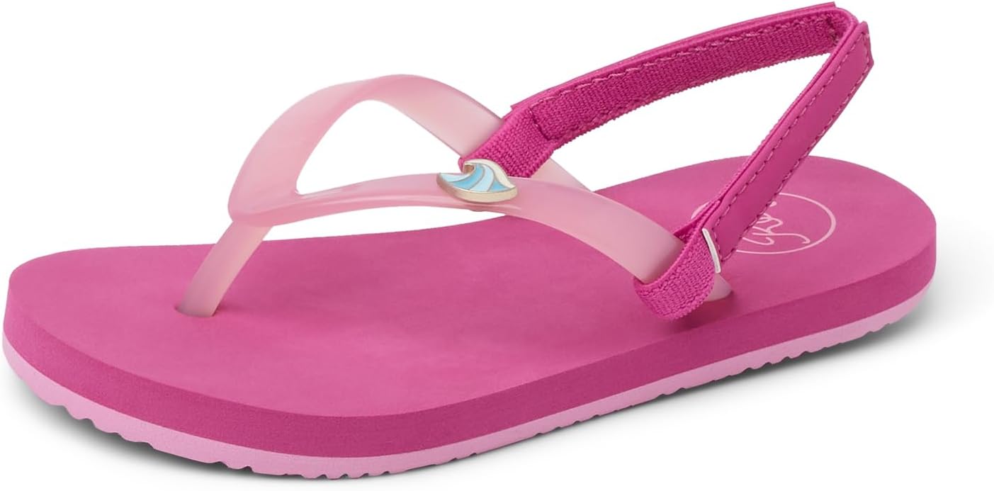 REEF Girls' ToddlerLittle Kid Charming Fuchsia Red