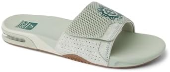 REEF Mens Fanning Slide | Bottle Opener Sandal Sage Sun