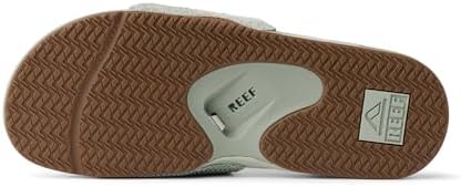 REEF Mens Fanning Slide | Bottle Opener Sandal Sage Sun
