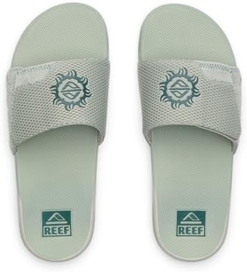 REEF Mens Fanning Slide | Bottle Opener Sandal Sage Sun