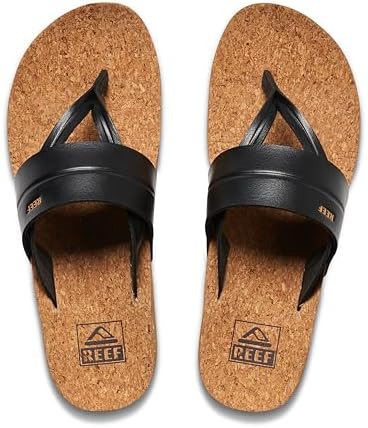 REEF Women's Vista Higher Savanah Platform Sandals BlackTan