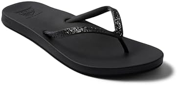 Reef Women’s Cushion Stargazer Flip Flop Sandal Black