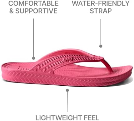 REEF Women's Water Court Beach Flip Flops Hot Pink