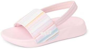 REEF Girls ToddlerLittle Kids One Slide Sandal Pale LilacWhite