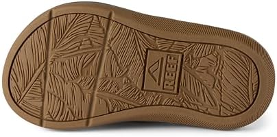 Reef ToddlerLittle Boys' Santa Ana Flip Flop, Super Soft and Supportive Footbed, Water Friendly, Backstrap, Grey, 9