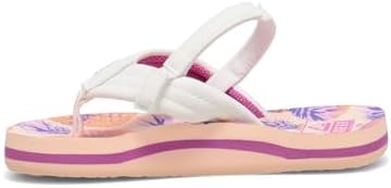 REEF Girls ToddlerLittle Kid Ahi Beach Flip Flop, Soft Cushion Footbed, Water Friendly Coral Pineapples