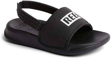 Reef Kids Little One Slide (InfantToddlerLittle Kid) Reef BlackWhite