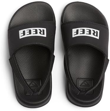 Reef Kids Little One Slide (InfantToddlerLittle Kid) Reef BlackWhite