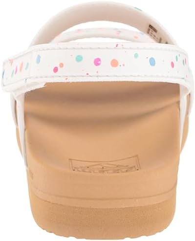 REEF Girls ToddlerLittle Kid Water Vista Platform Sandal, Water Friendly, Adjustable Strap Confetti