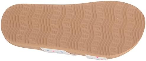 REEF Girls ToddlerLittle Kid Water Vista Platform Sandal, Water Friendly, Adjustable Strap Confetti