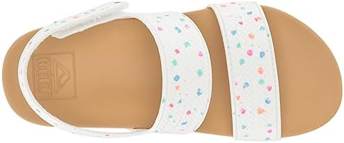REEF Girls ToddlerLittle Kid Water Vista Platform Sandal, Water Friendly, Adjustable Strap Confetti