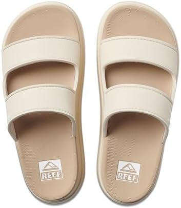 REEF Cushion Bondi 2 Bar Women's Slide Sandal, Lightweight and Supportive Footbed, Water Friendly Vintage-oasis