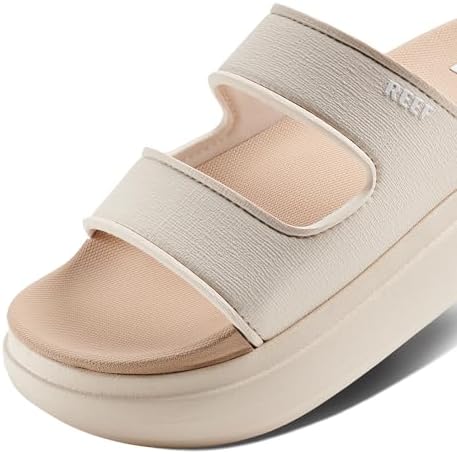 REEF Cushion Bondi 2 Bar Women's Slide Sandal, Lightweight and Supportive Footbed, Water Friendly Vintage-oasis