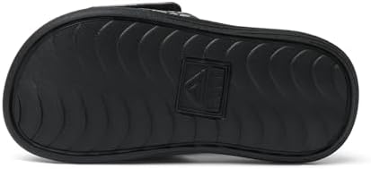 REEF Little Salty Boys Slide Black Swell Checker 9 C