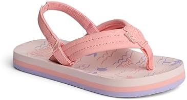 REEF Girls ToddlerLittle Kid Ahi Beach Flip Flop, Soft Cushion Footbed, Water Friendly Peachy Oasis
