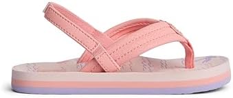 REEF Girls ToddlerLittle Kid Ahi Beach Flip Flop, Soft Cushion Footbed, Water Friendly Peachy Oasis