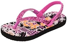 REEF Little Stargazer Prints Girls Sandal Pineapple Floral