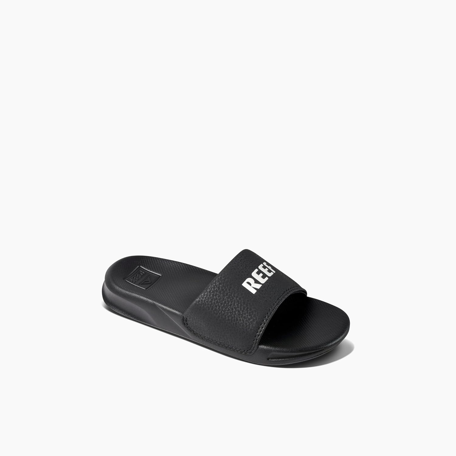 Reef Boys Kids One Slide Sandal Reef Black-white
