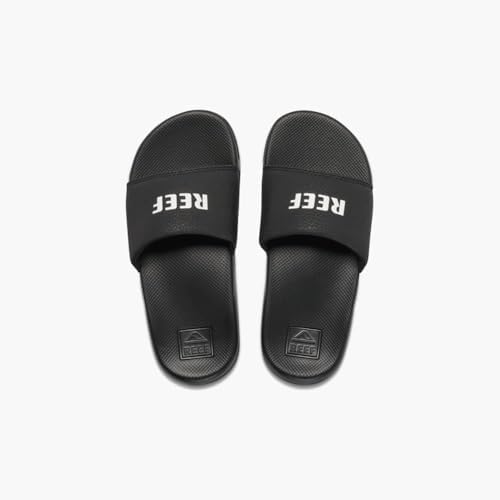 Reef Boys Kids One Slide Sandal Reef Black-white