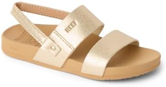 REEF Girls ToddlerLittle Kids Cushion Vista Sandal TanChampagne