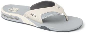 REEF Mens Sandals, Fanning LightGreyGreyBlue