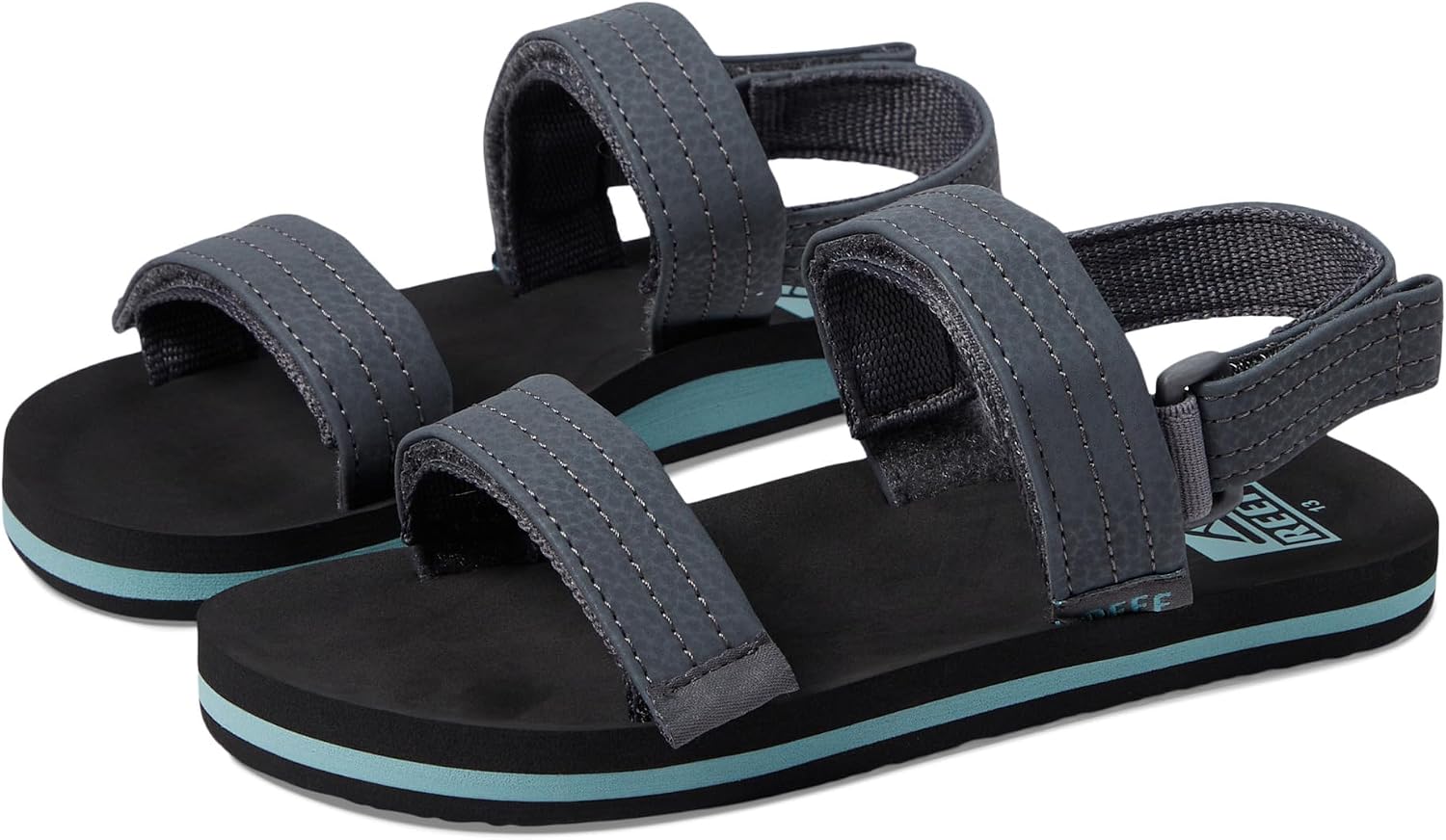 Reef Kids Kids Ahi Convertible (Little KidBig Kid) GreyAquifer