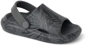Reef Kids Little Rio Slide (Little Kid) BlackGrey Palm