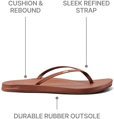 Reef Women’s Cushion Slim Flip Flop Sandal Espresso