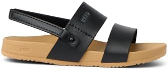 REEF Girls ToddlerLittle Kids Cushion Vista Sandal BlackTan