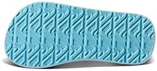 REEF Boys ToddlerLittle Kid Ahi Beach Flip Flop, Soft Cushion Footbed, Water Friendly Blue Fish