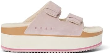REEF Women's Ojai Ciara Platform Slides Pale Mauve