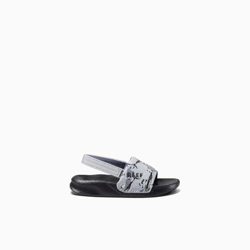 Reef Kids Little One Slide (InfantToddlerLittle Kid) Grey Camo Shark