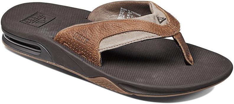REEF Mens Sandals, Fanning BrownBrown