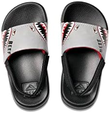 Reef Kids Little One Slide (InfantToddlerLittle Kid) Flying Sharks23