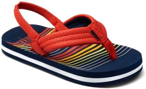 REEF Boys ToddlerLittle Kid Ahi Beach Flip Flop, Soft Cushion Footbed, Water Friendly Sunset 45
