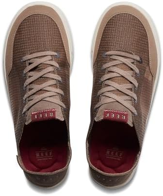 REEF Swellsole Navigator Men's Shoe, Lightweight & Breathable, Memory Foam Footbed FossilMaroon