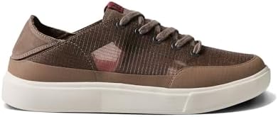 REEF Swellsole Navigator Men's Shoe, Lightweight & Breathable, Memory Foam Footbed FossilMaroon