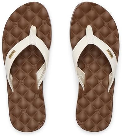 REEF Women's Dreams Flip Flops ChocolateWhite