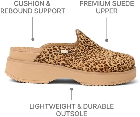 REEF Women's Shoes, Vista Skye Leopard