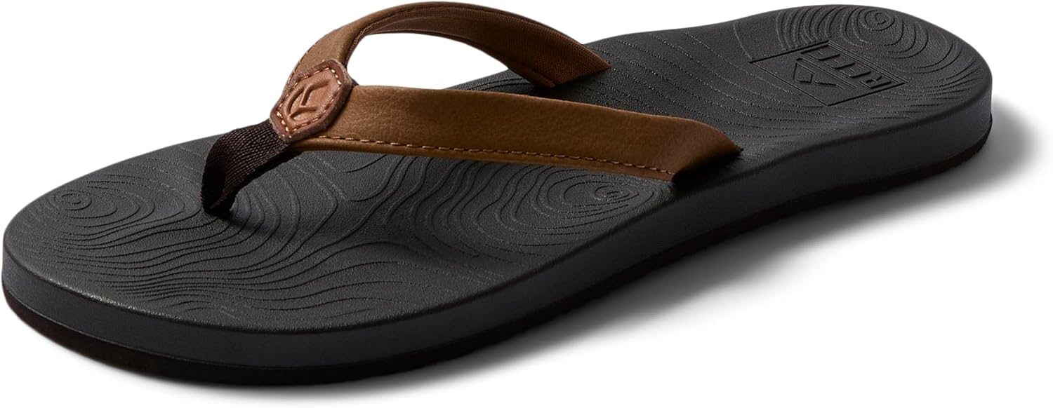REEF Women's Zen Love Flip Flops BrownTobacco