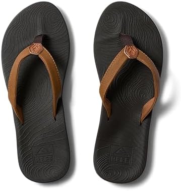 REEF Women's Zen Love Flip Flops BrownTobacco