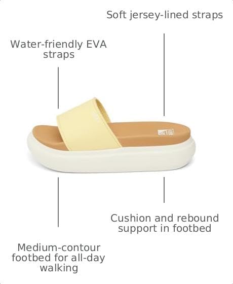 REEF Women's, Cushion Bondi Bay Sandal Pale Banana