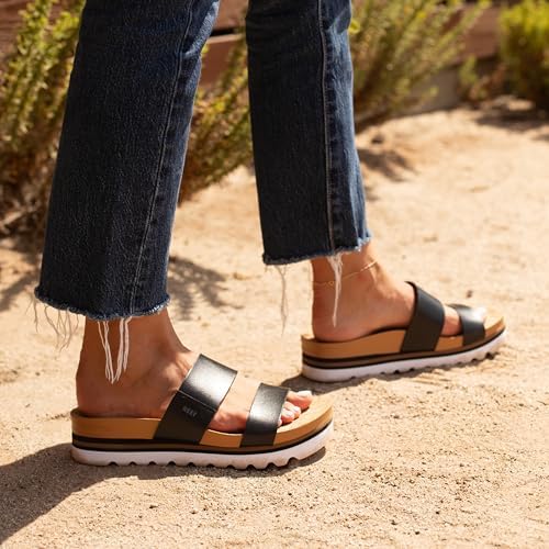 REEF Women's Sandals, Cushion Vista Hi Black
