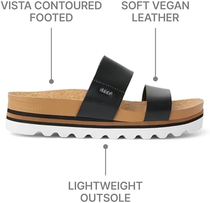 REEF Women's Sandals, Cushion Vista Hi Black