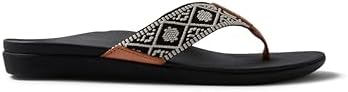 REEF Women's Orthotic Woven Sandals BlackWhite