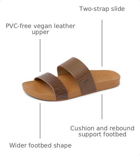 REEF Womens Sandals, Cushion Vista Choco Zebra